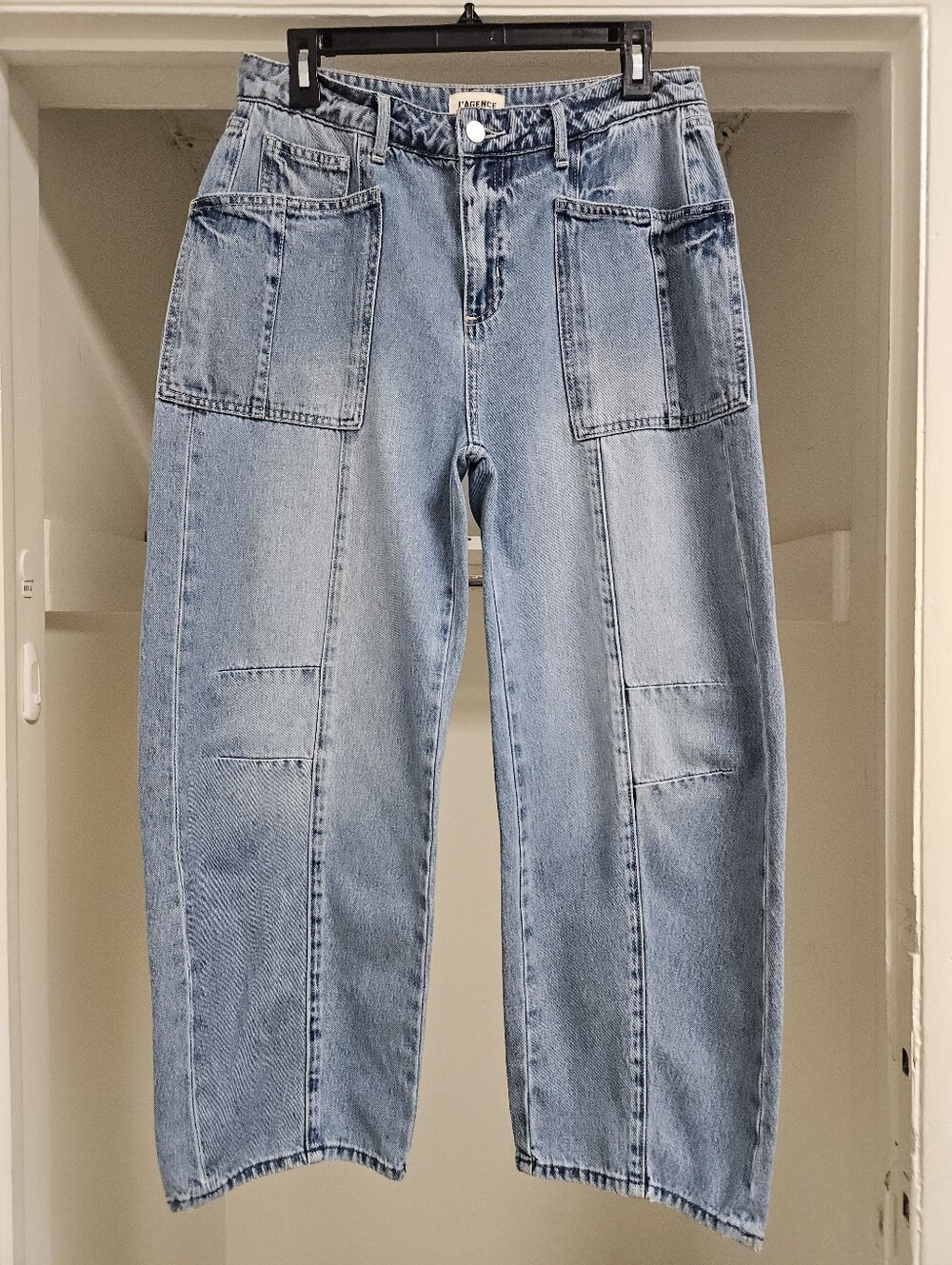 L'AGENCE CODY HIGH RISE RODEO JEANS 28 - Picture 3 of 7